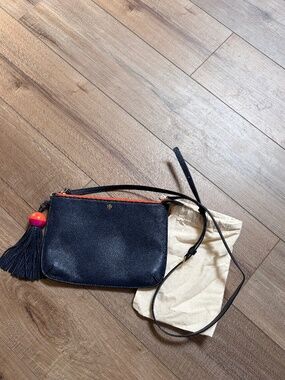 Tory Burch Navy Tassel crossbody bag